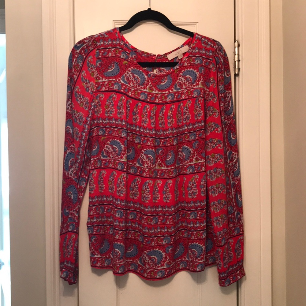 Ladies’ print blouse